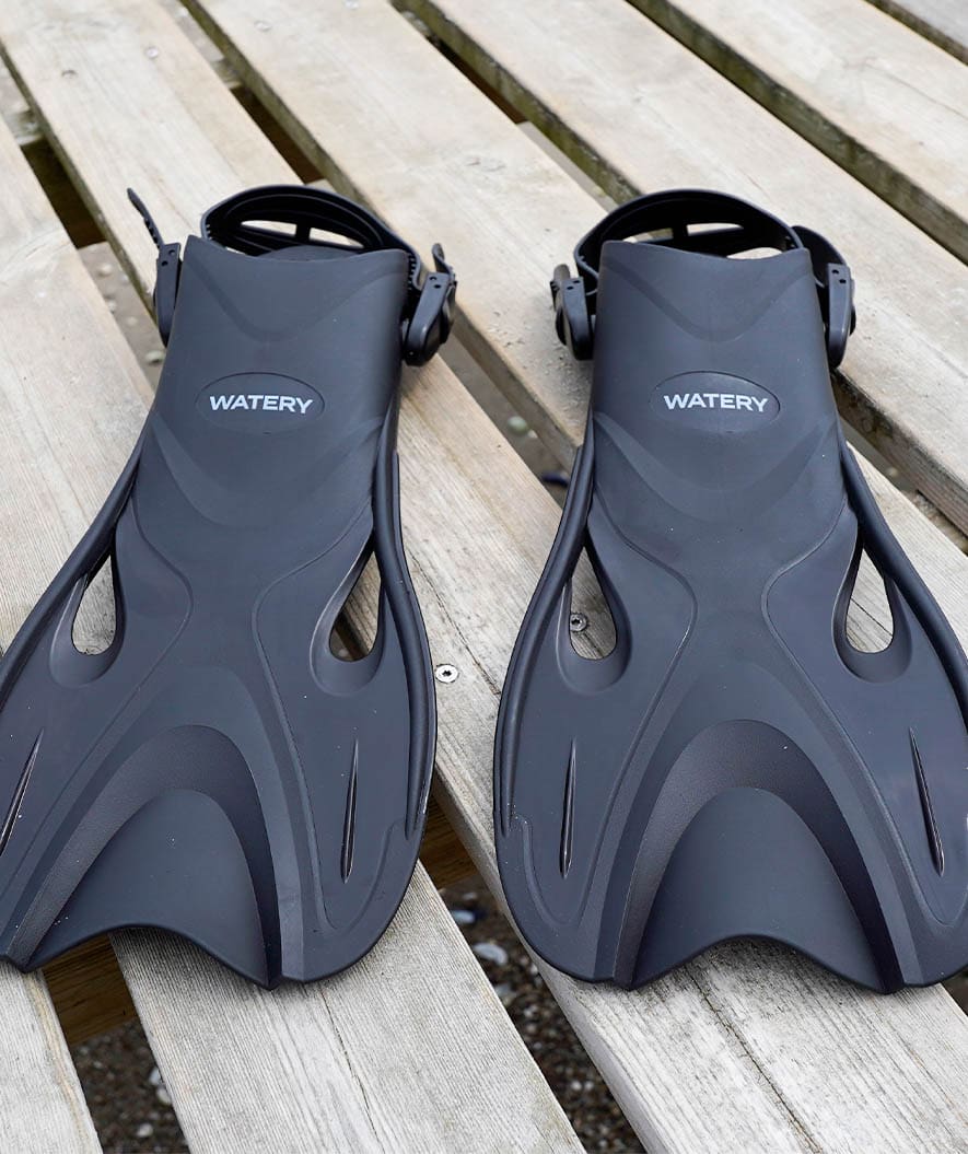Watery Kurzflosse für Schwimmer - Fisher - Schwarz