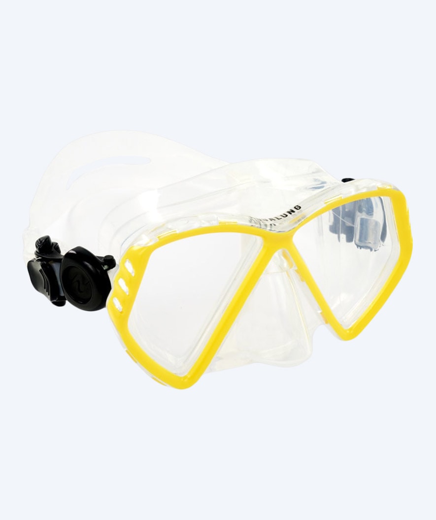 Aqualung Tauchmaske für Kinder (4-12) - Cub - Klar/Gelb