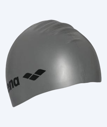 Arena Badekappe - Classic Silicone - Grau/silber
