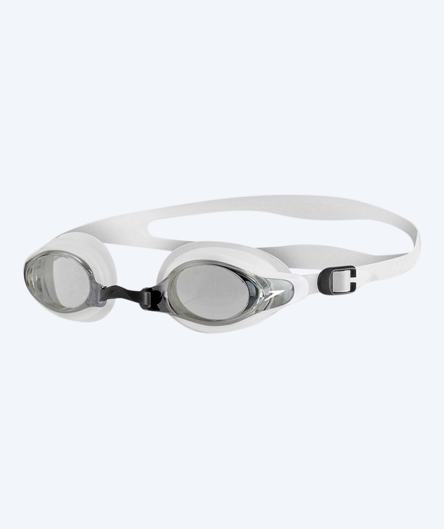 Speedo Schwimmbrille für Freizeitschwimmer - Mariner Supreme - Schwarz/weiß (Smoke Scheiben)