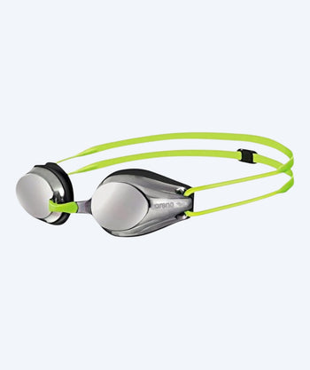 Arena Wettkampf Schwimbrille für Kinder (6-12) - Tracks Mirror - Grün
