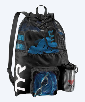 TYR Netzbeutel zum Schwimmen - Big Mesh Mummy 40L - Schwarz