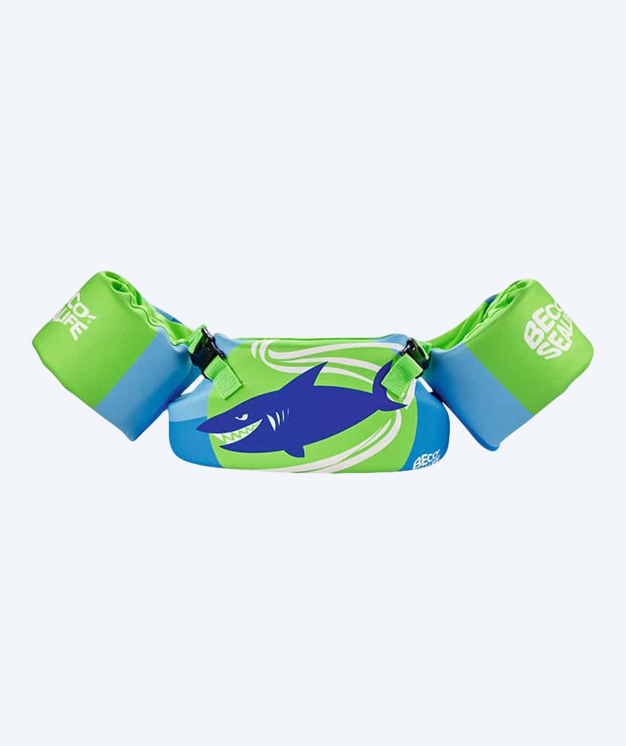 Beco Schwimmhilfe-Set (Schwimmgürtel und Schwimmflügel) für Kinder (2-6) - Sealife - Grün