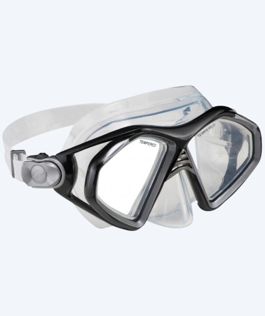 Aqualung Tauchmaske für Erwachsene - Trooper - Schwarz/Klar