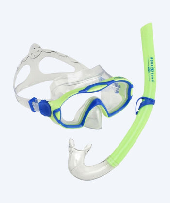 Aqualung Combo Schnorchelset für Kinder (4-8) - Meerkat Combo - Grün/Blau