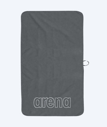 Arena Mikrofaser Badetuch - Smart Plus Pool - Grau/Weiß