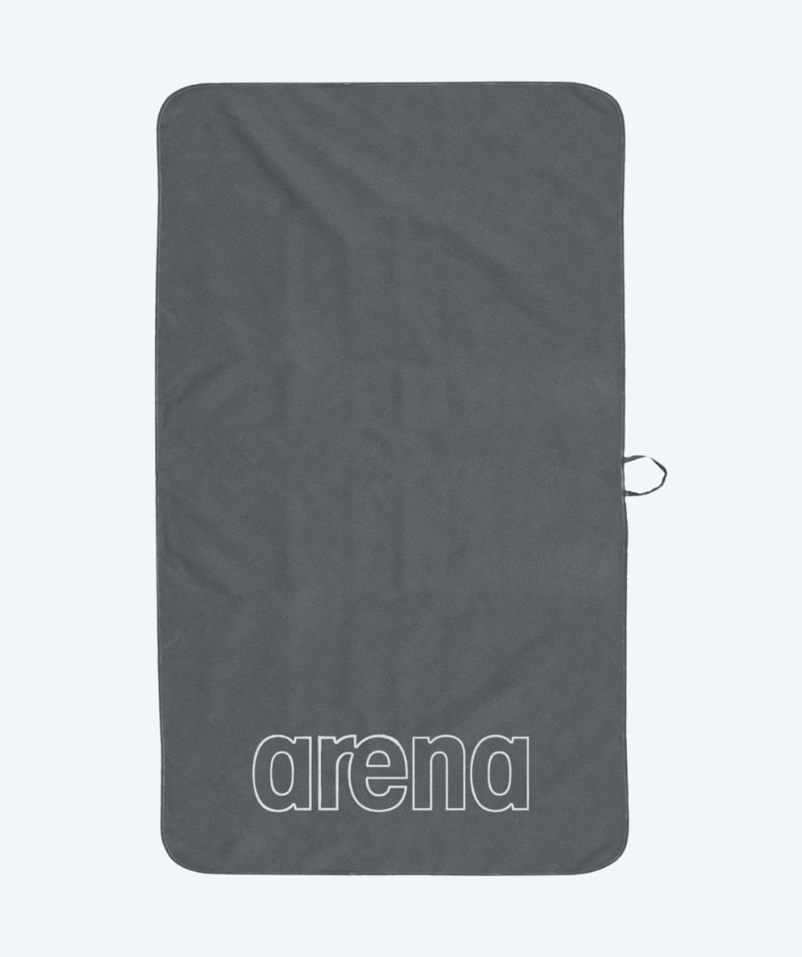 Arena Mikrofaser Badetuch - Smart Plus Pool - Grau/Weiß