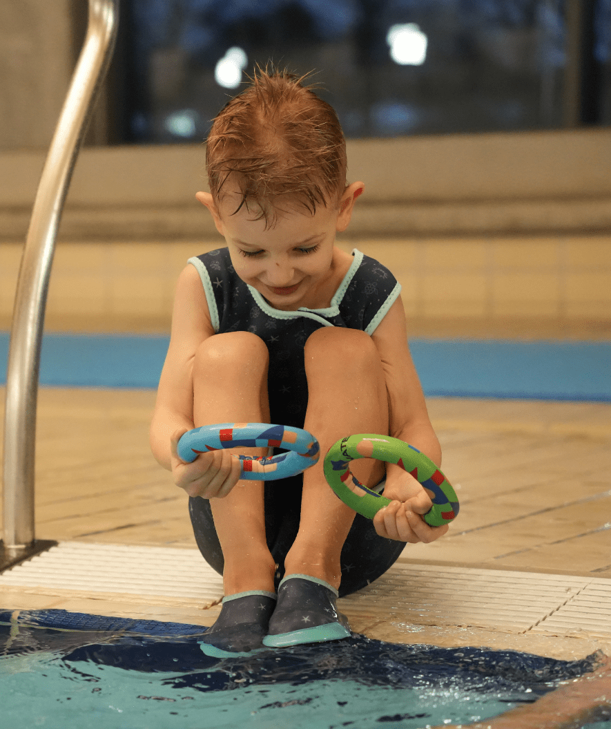 Watery Tauchring - 13 cm - Blau