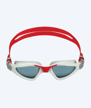Aquasphere Taucherbrille für Hobbytaucher - Kayenne - Weiß/rot (Smoke Scheiben)