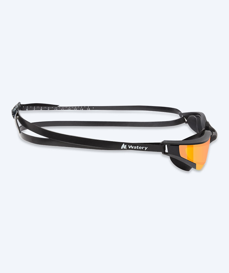 Watery Schwimmbrille - Instinct Ultra Mirror - Schwarz/Gold