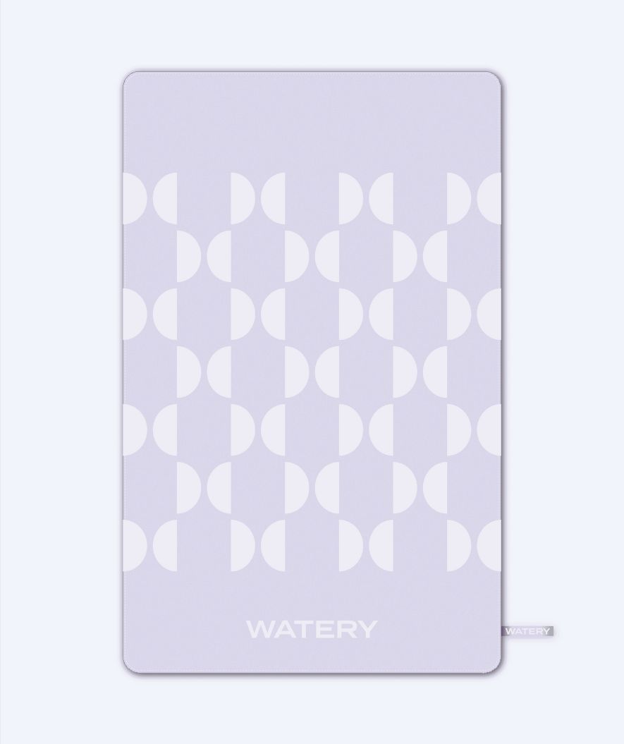 Watery Mikrofaser Badetuch (175 x 110 cm) - Rafferty - Dust Purple