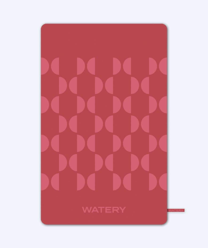 Watery Mikrofaser Badetuch (175 x 110 cm) - Rafferty - Rot