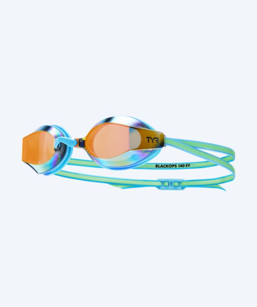 TYR Schwimmbrille für Junioren - Blackops 140 EV - Orange/Grün