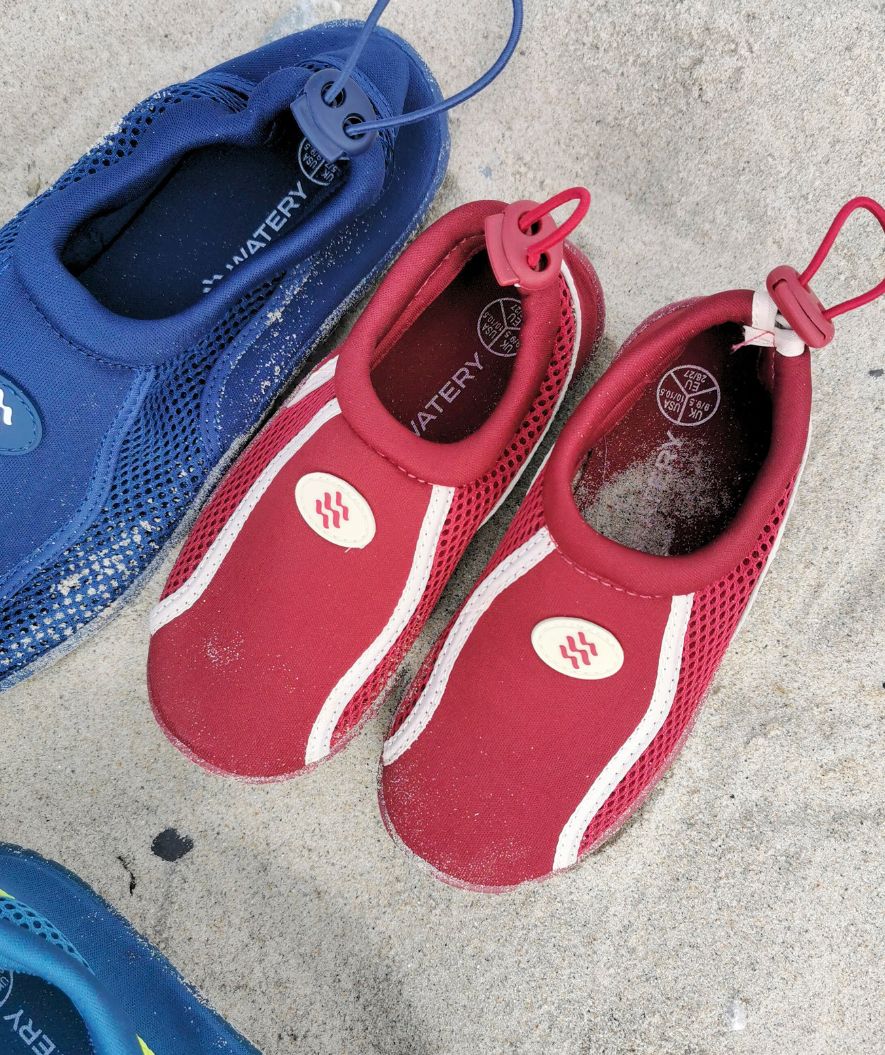Watery Schwimmschuhe für Kinder - Spinner - Rot