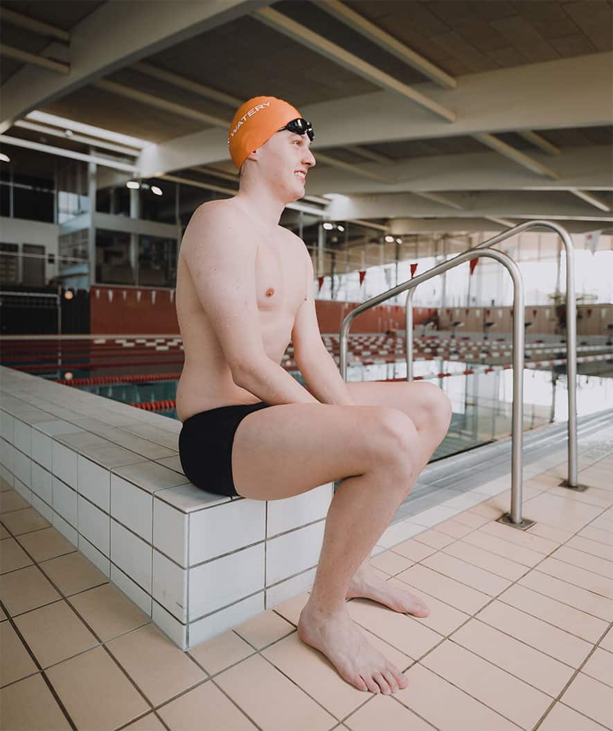 Watery Badekappe (ab 10 Jahre) - Signature - Orange