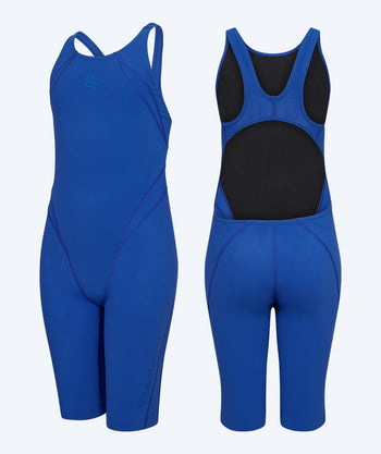 Watery Wettkampf Badeanzug für Mädchen - Rapidskin 2.0 - Blau