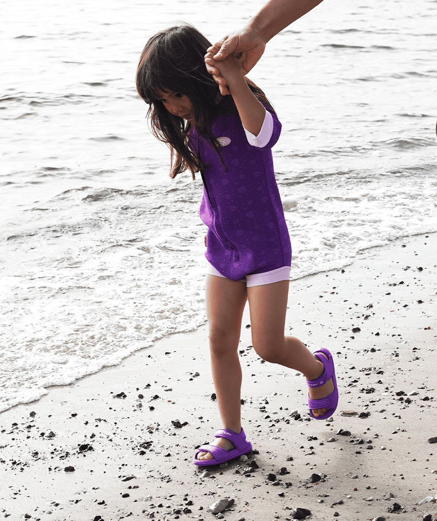 Watery Badeschuhe für Kinder - Moana - Lila