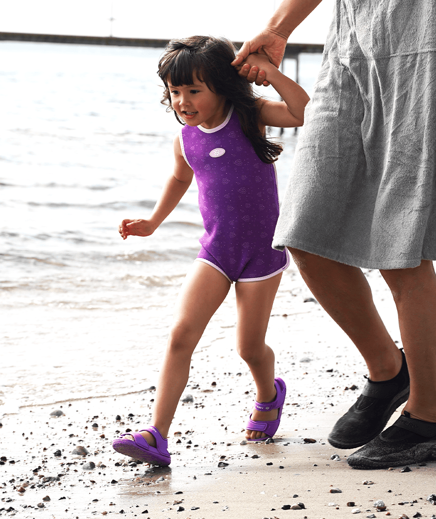 Watery Badeschuhe für Kinder - Moana - Lila