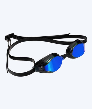 Watery Elite Schwimmbrillen - Poseidon Mirror - Schwarz/Donkerblau