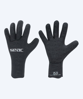 SEAC Tauchhandschuhe für Erwachsene - Ultraflex 3,5 MM - Schwarz