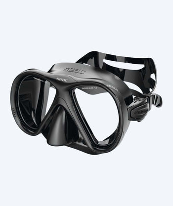 SEAC Tauchmaske für Erwachsene - Iena - Schwarz