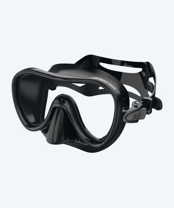 SEAC Tauchmaske für Erwachsene - Salina Silicone - Schwarz