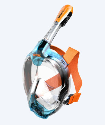 SEAC Vollgesichtstauchmaske für Kinder - Libera XS/S - Orange/blau