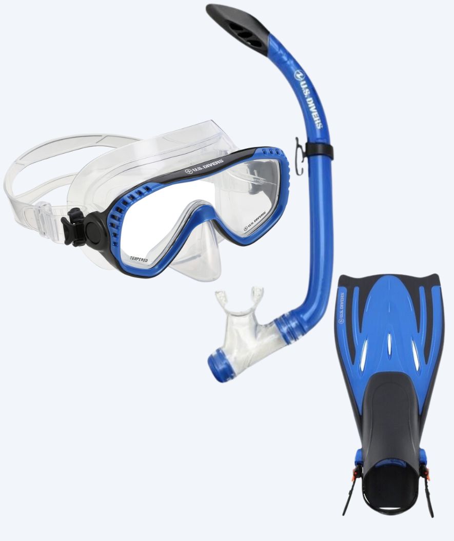 Aqualung Schnorchelset für Erwachsene - Pakala - Blau/Schwarz