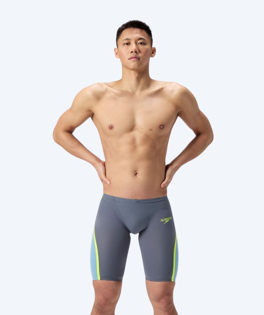 Speedo Wettkampf Badehose für Herren - LZR Pure Intent 2.0 - Grau/Gelb
