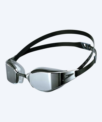 Speedo Elite Schwimmbrillen - Fastskin Hyper Elite Mirror - Schwarz/Grau