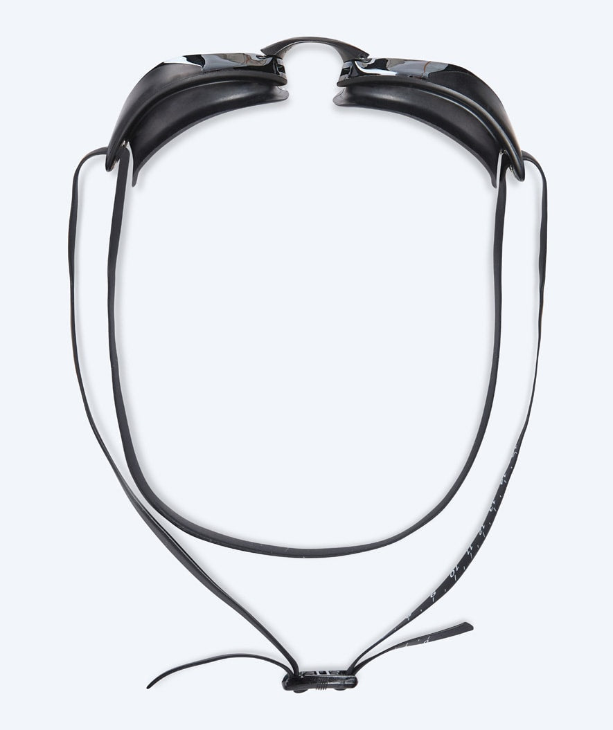 Watery Elite Schwimmbrillen - Poseidon Ultra Mirror - Schwarz/Silber