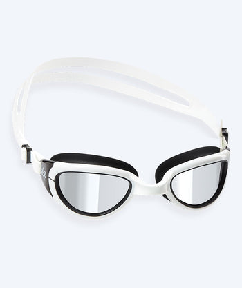 Watery Schwimmbrille für Freizeitschwimmer - Wade Mirror - Schwarz/Silber