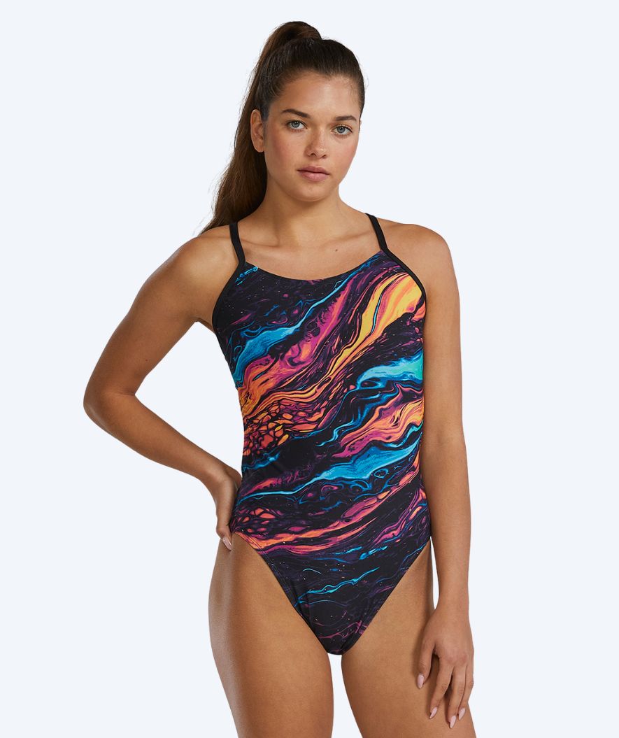 TYR badedragt til damer - Durafast Elite Cutoutfit - Sort/multi
