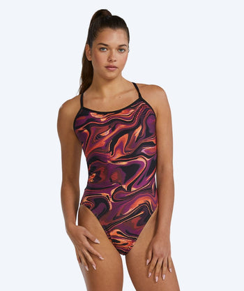 TYR Badeanzug für Damen - Durafast Elite Trinityfit - Schwarz/gold