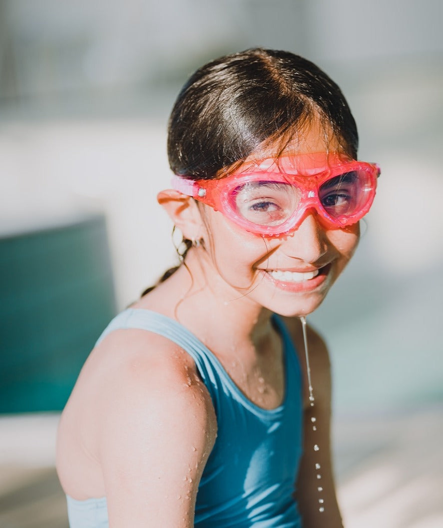 Watery Schwimmbrille für Kinder - Mantis 2.0 - Atlantic Rosa/Klar