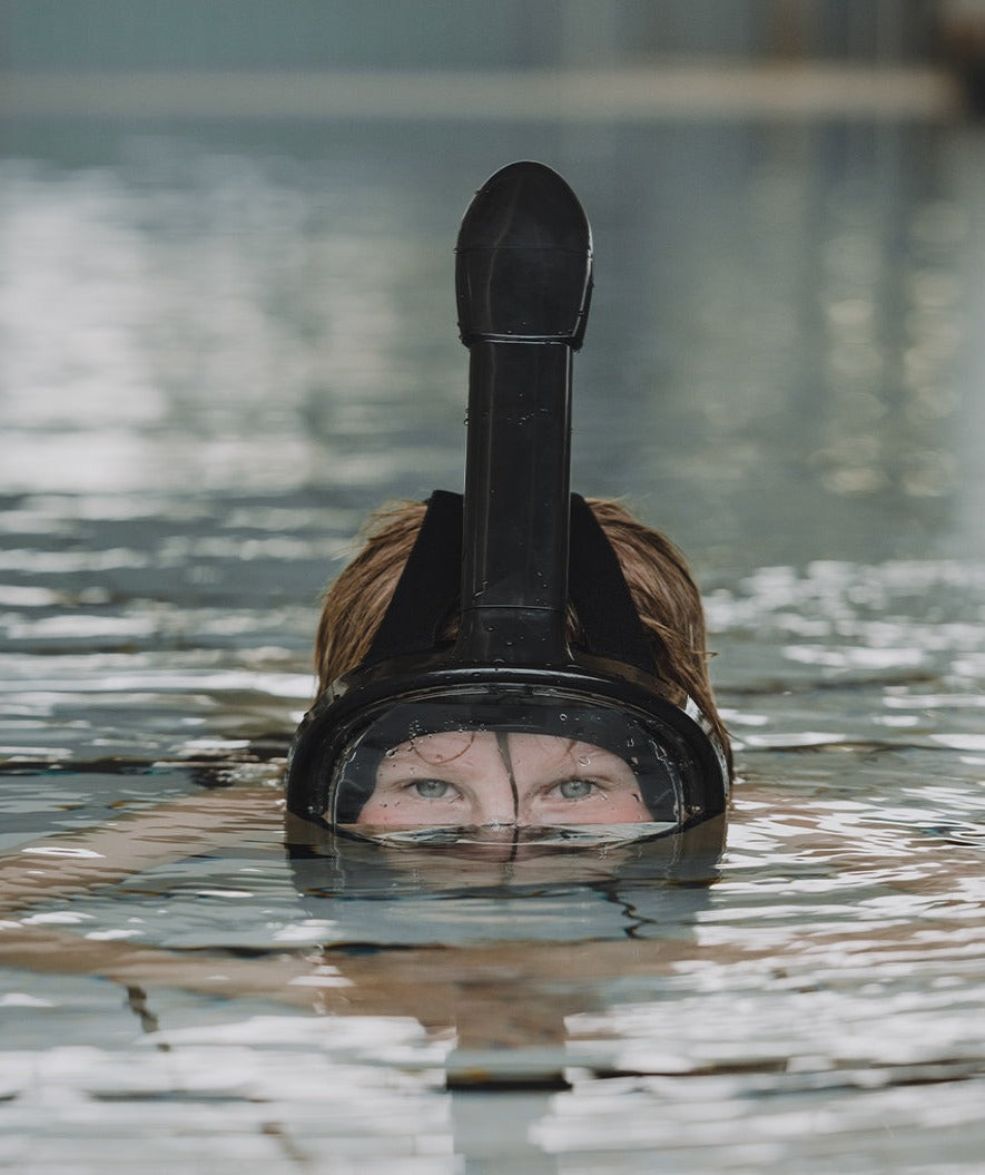 Watery Vollgesichtstauchmaske für Kinder - Oxygen - Schwarz