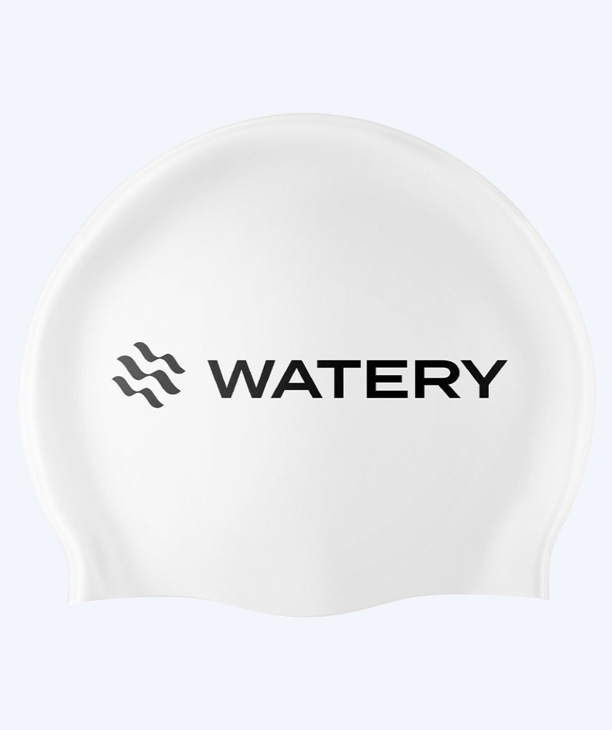 Watery Badekappe (ab 10 Jahre) - Signature - Weiß