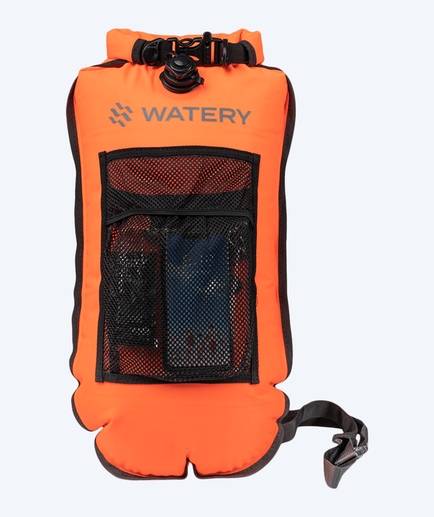 Watery Schwimmboje für Schwimmer - Pro 28L - Orange