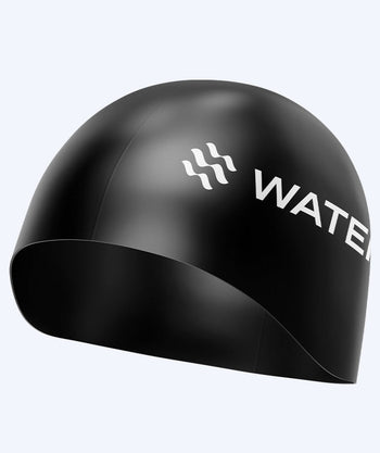 Watery Wettkampf Badekappe - Signature Dome - Schwarz