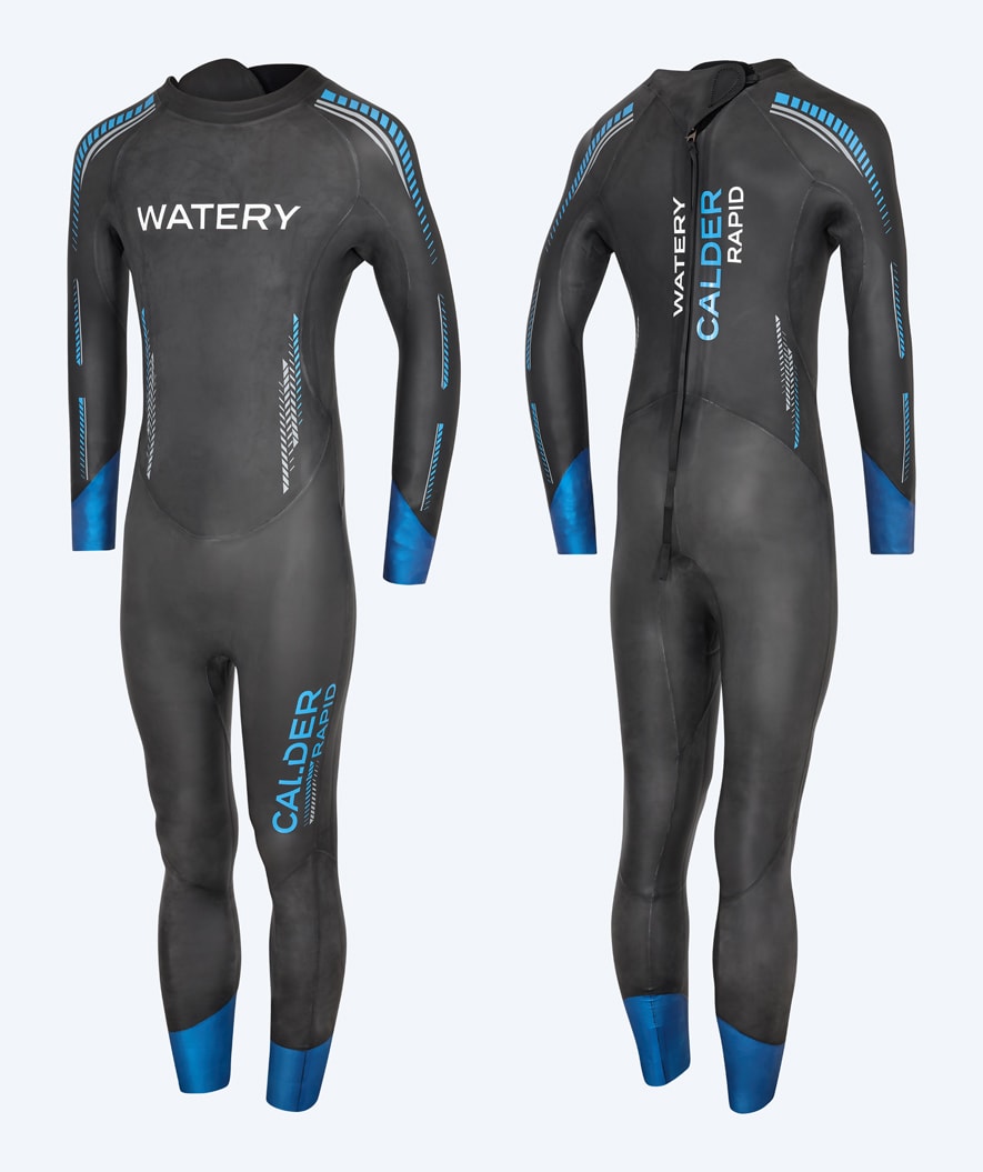 Watery Neoprenanzug für Herren - Calder Rapid - Schwarz/Blau