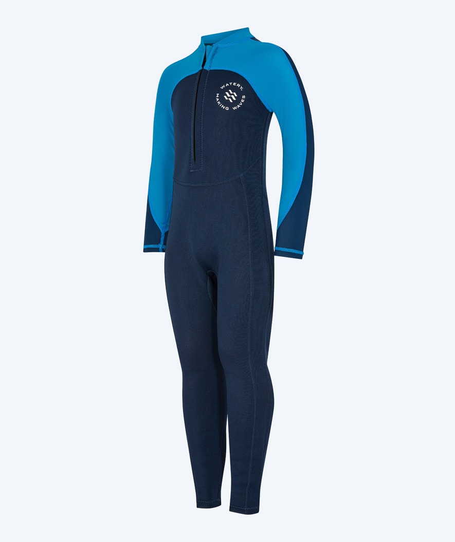 Watery UV Neoprenanzug für Kinder - Calypso Full-Body - Blau/Donkerblau