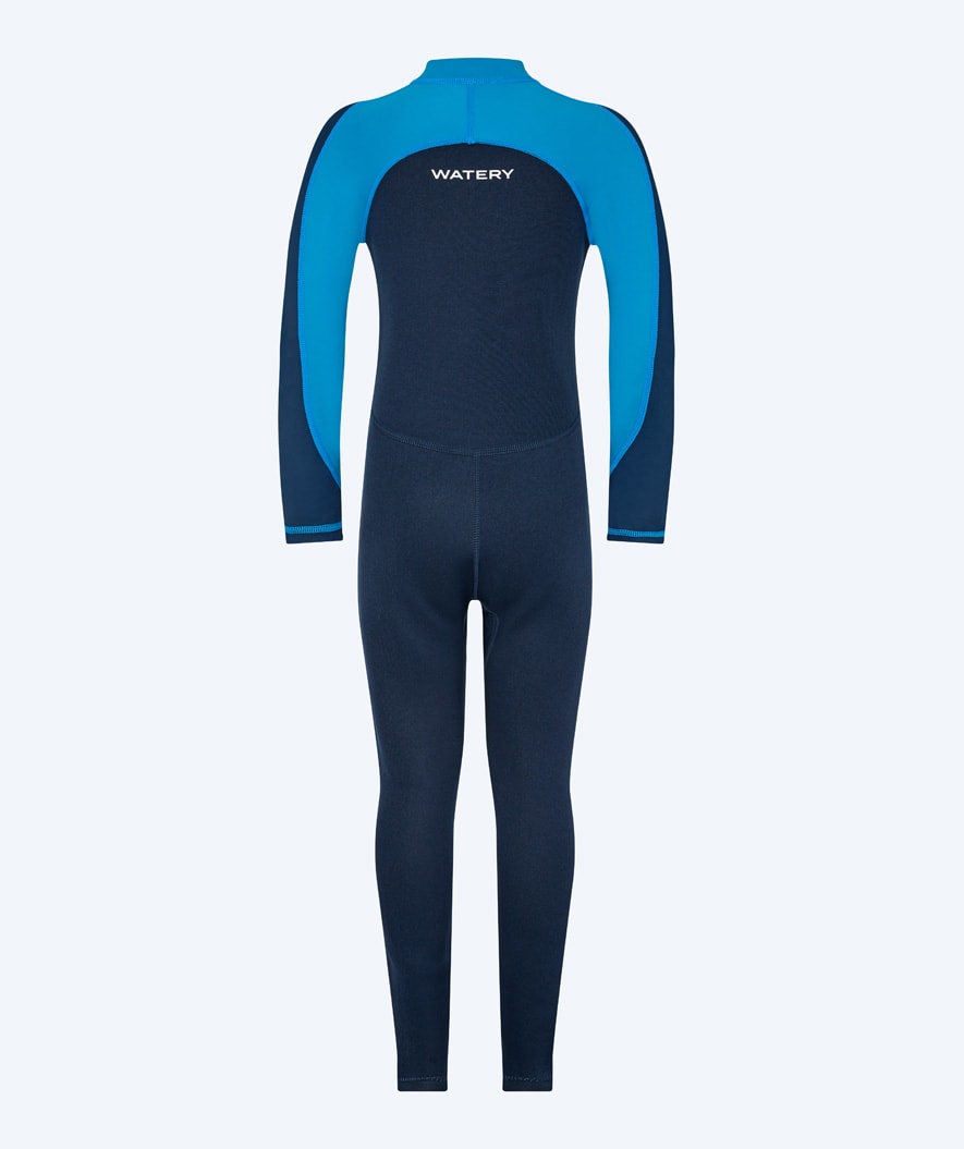 Watery UV Neoprenanzug für Kinder - Calypso Full-Body - Blau/Donkerblau