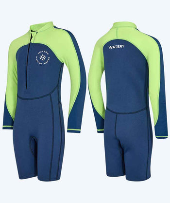 Watery UV Neoprenanzug für Kinder - Calypso Langarm - Atlantic Green