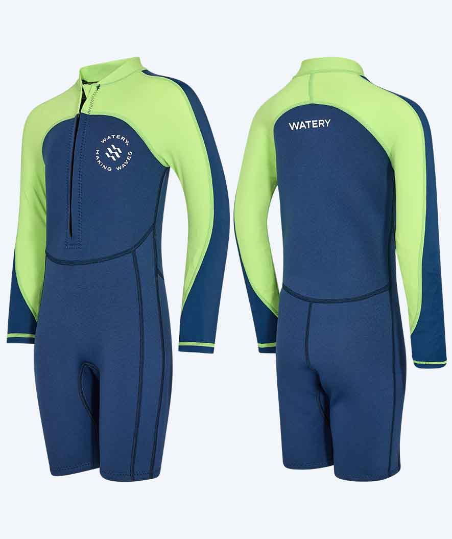 Watery UV Neoprenanzug für Kinder - Calypso Langarm - Atlantic Green