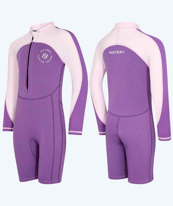 Watery UV Neoprenanzug für Kinder - Calypso Langarm - Atlantic Purple