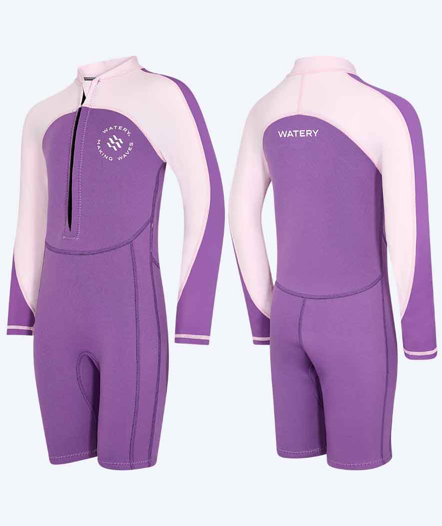 Watery UV Neoprenanzug für Kinder - Calypso Langarm - Atlantic Purple