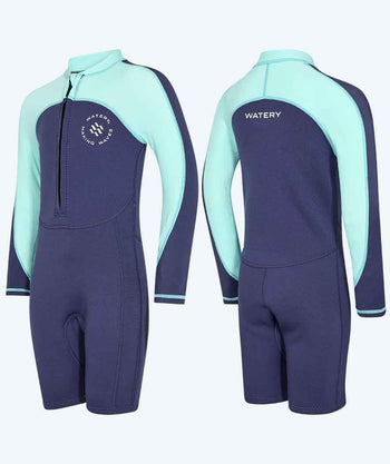 Watery UV Neoprenanzug für Kinder - Calypso Langarm - Atlantic Turquoise