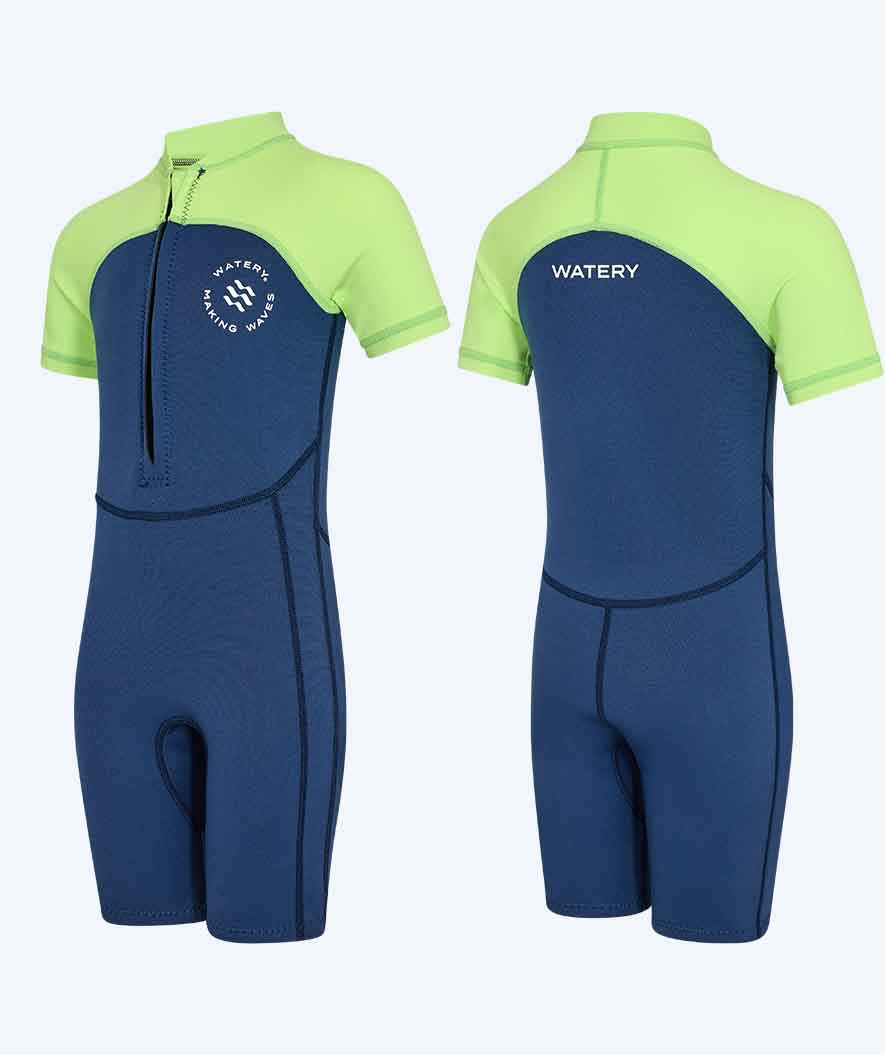 Watery UV Neoprenanzug für Kinder - Calypso Shorty - Atlantic Green