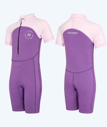 Watery UV Neoprenanzug für Kinder - Calypso Shorty - Atlantic Purple