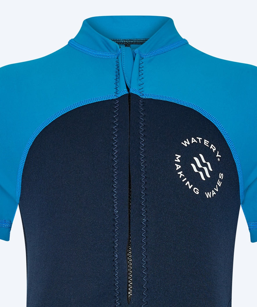 Watery UV Neoprenanzug für Kinder - Calypso Shorty - Donkerblau